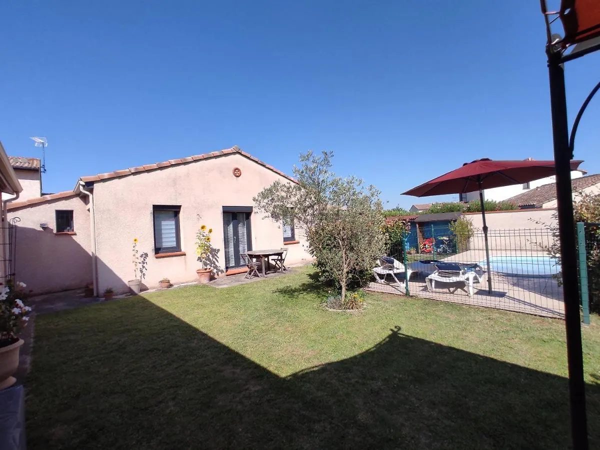 Agreable Appartement T2 Avec Piscine Pins-Justaret